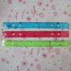 Ruler manufacturer: 30CM plastic ruler, primary school students' drawing and learning stationery, office drawing ruler with holes Specification image